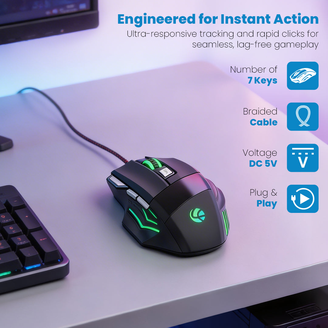 CHAMP Wired Gaming Mouse