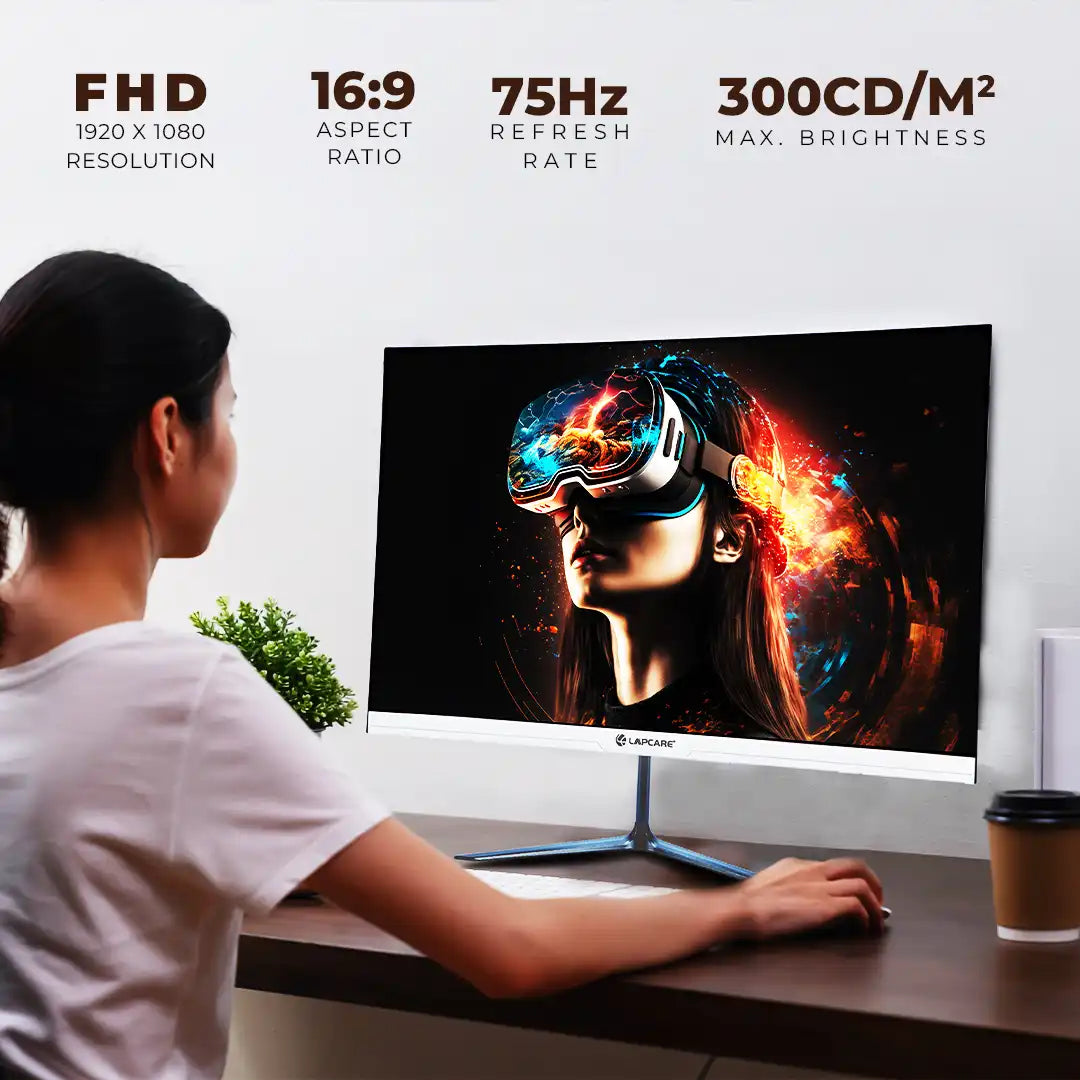 27" LED Monitor (68.58cm) VGA +HDMI ( LM24WFHDCR )