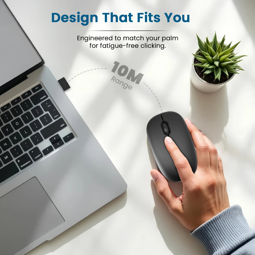 Safari III R Wireless Mouse Black (Ind)