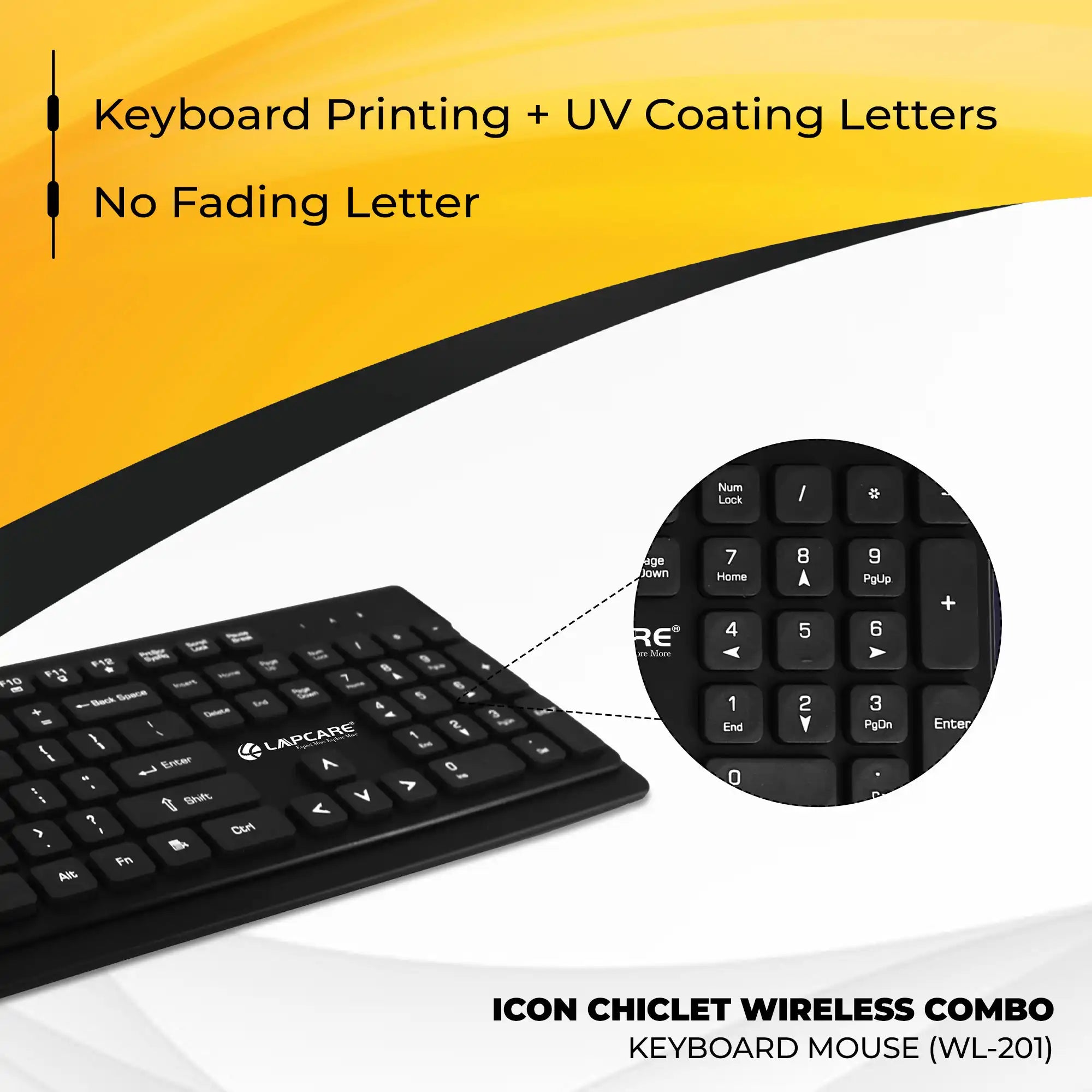 ICON Chiclet Wireless Combo Black ( WL-201 )