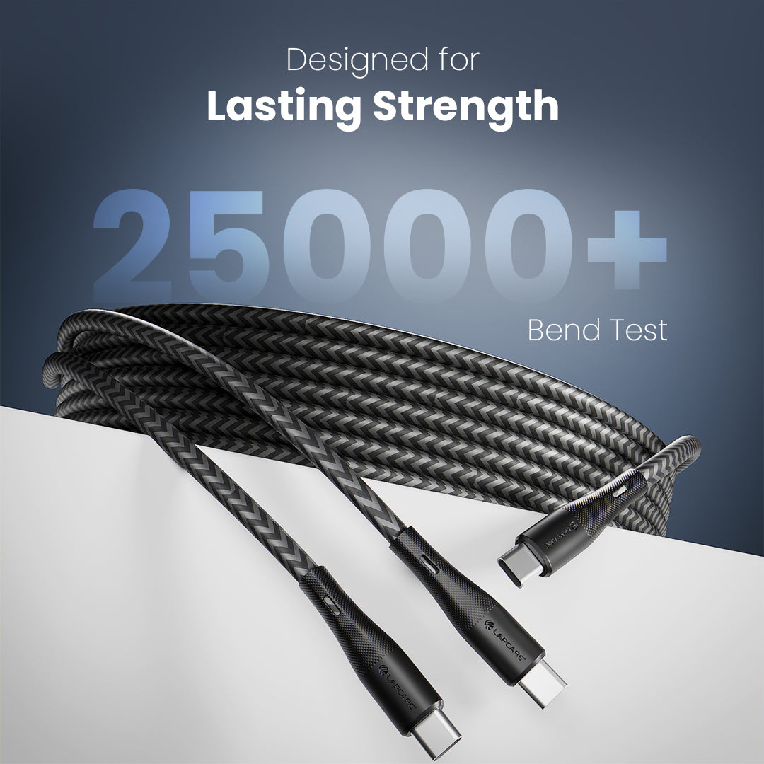 HOOK 2-in-1 Braided USB Type-C Cable With 65W PD Fast Charging (LOX-091)