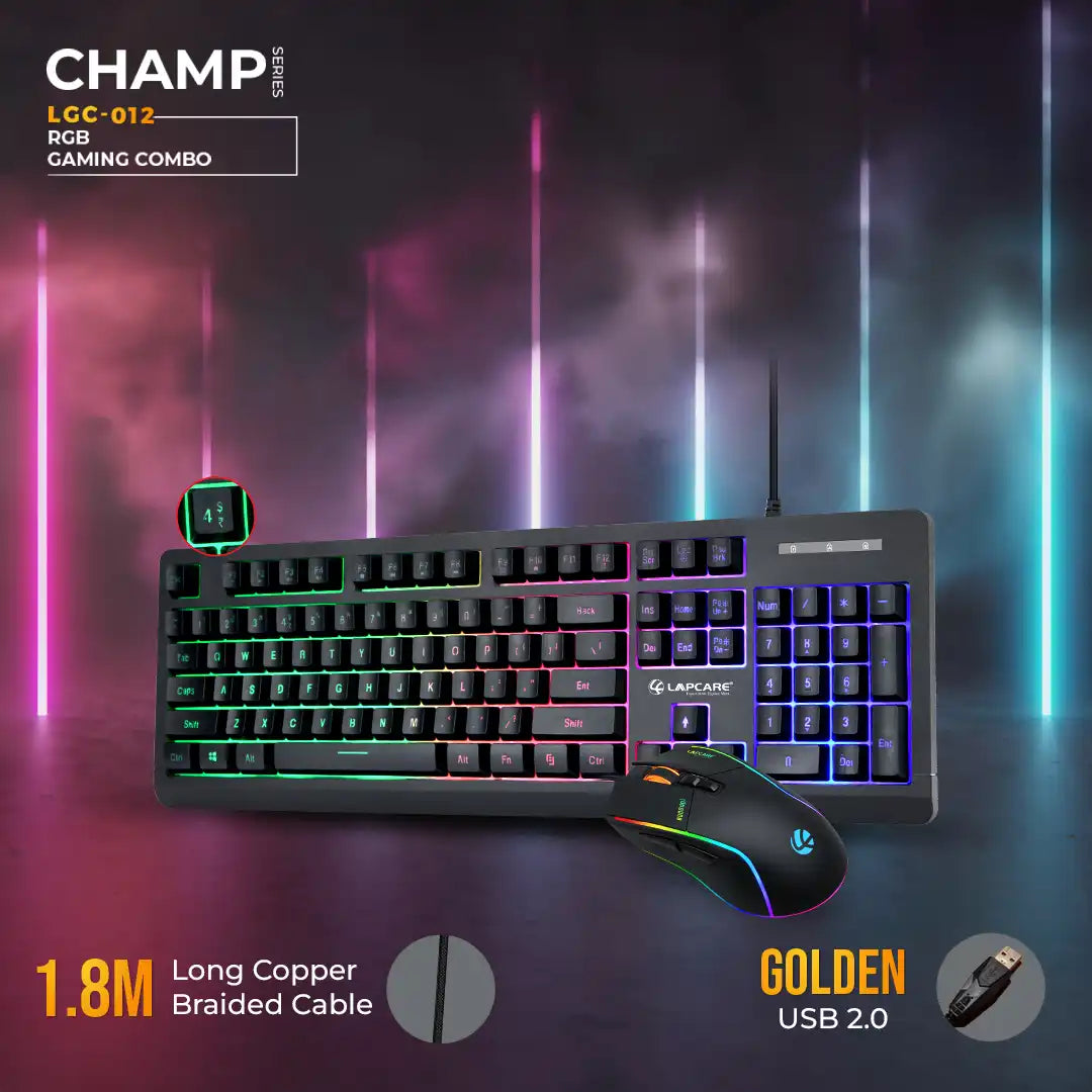 Champ RGB Gaming Combo(LGC-012) (LGC-012)