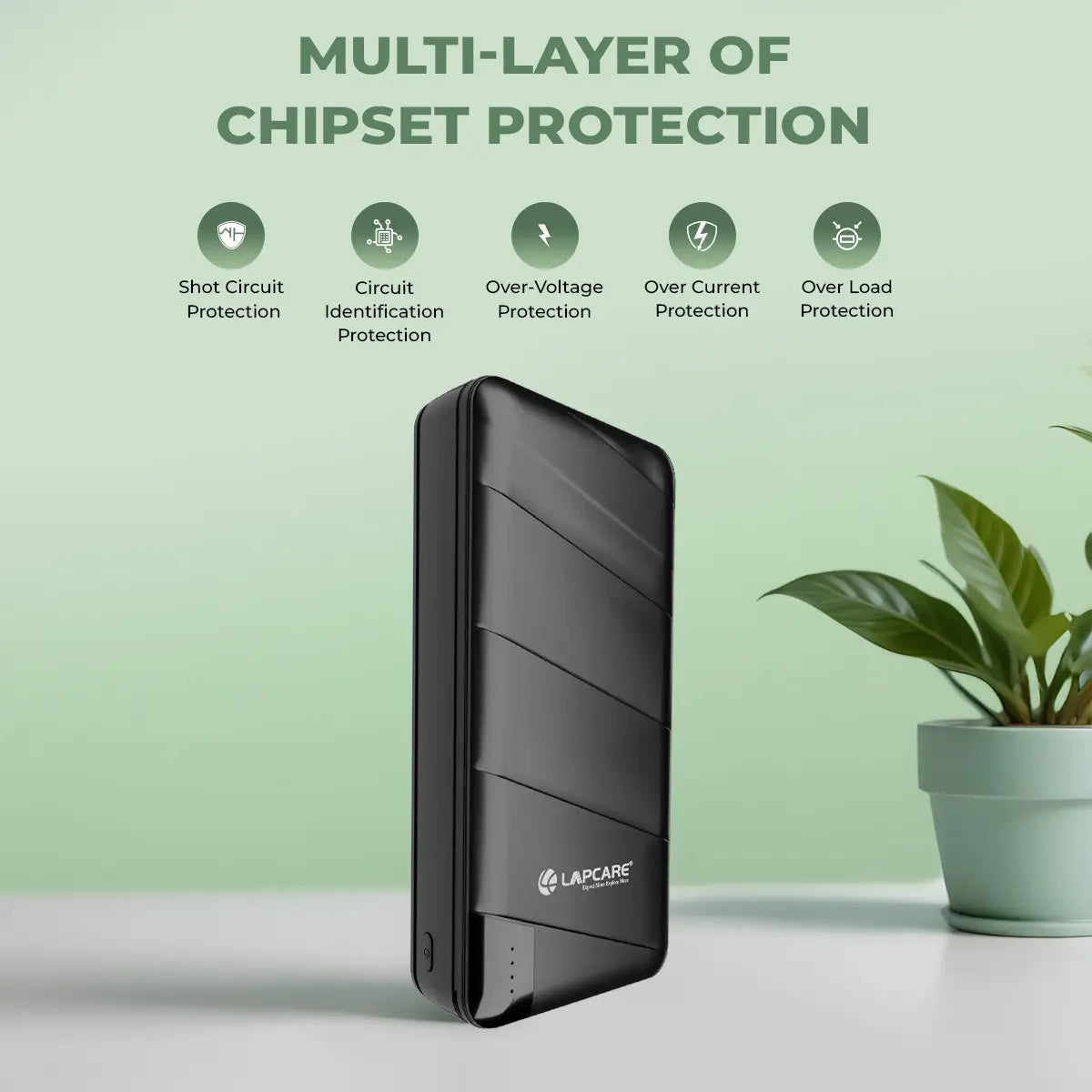 Blaze Pro 22.5W Fast Charging 20000mah Power Bank Black (LPB-018)