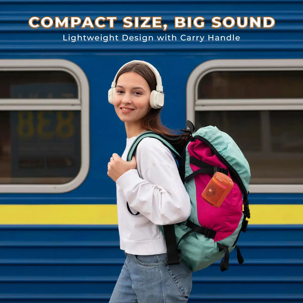 Tiffin Portable 10W BT Speaker Orange (LBS-300)