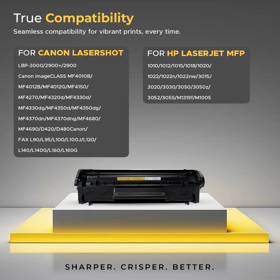 Toner Cartridge compatible for (2612A) HP 1010/1012/1015/1018/1020/1022/1022n/1022nw