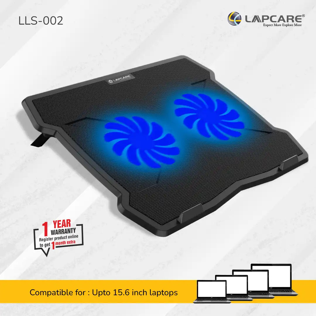 Lapkool 2 Cooling Pad with Dual Fan Laptop Stand