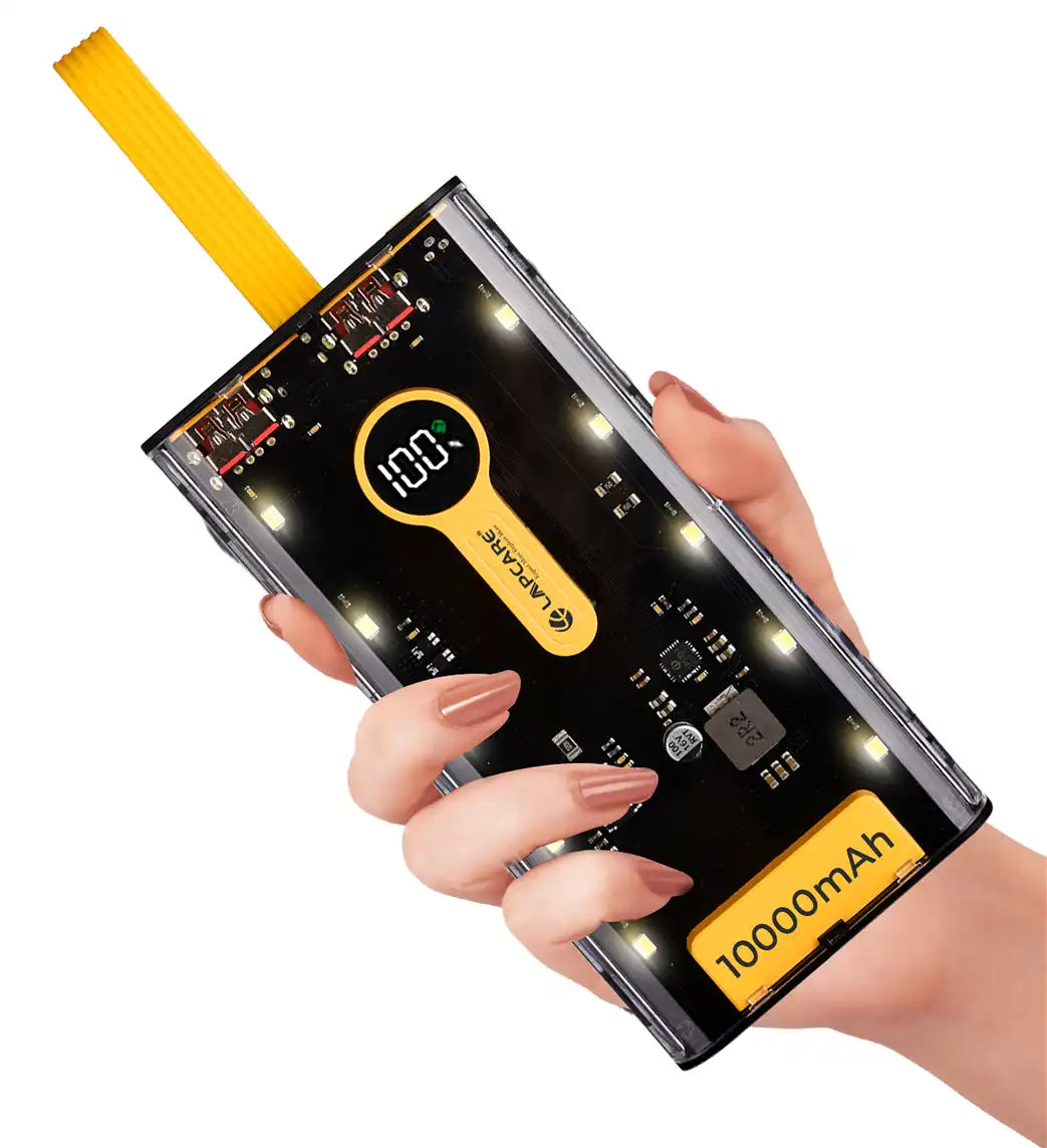 Bolt I 10000mAh Power Bank Black+Yellow (LPB-402)