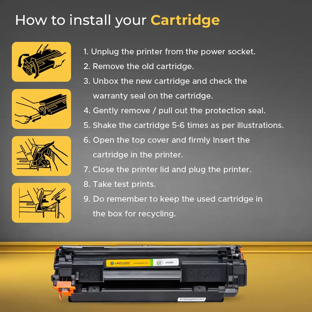 Toner Cartridge (388A) compatible with P1002/1003/1004/1005/1006/1009/P1007/1008/1106/1108