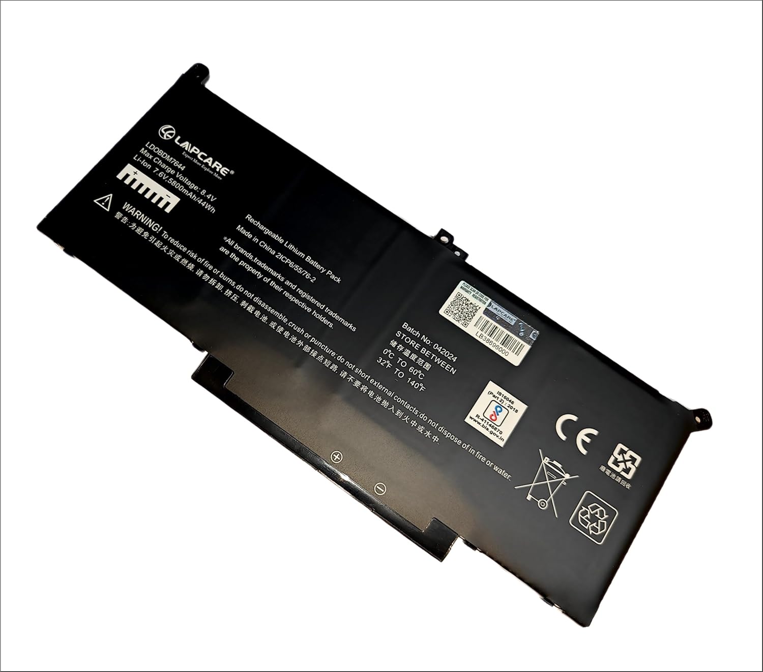 Laptop Compatible Battery For Dell Latitude E7280/E7480 44Wh 4C Bat (DM3WC)