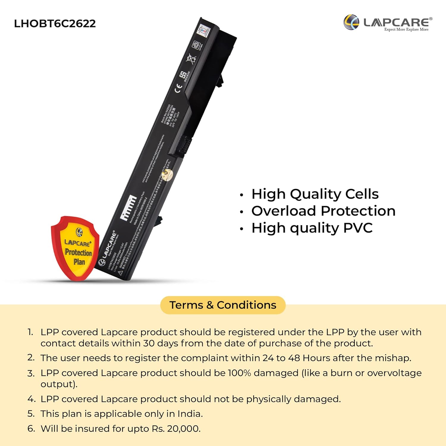 Laptop Compatible Battery For Probook 4320s/4520s NB 6C