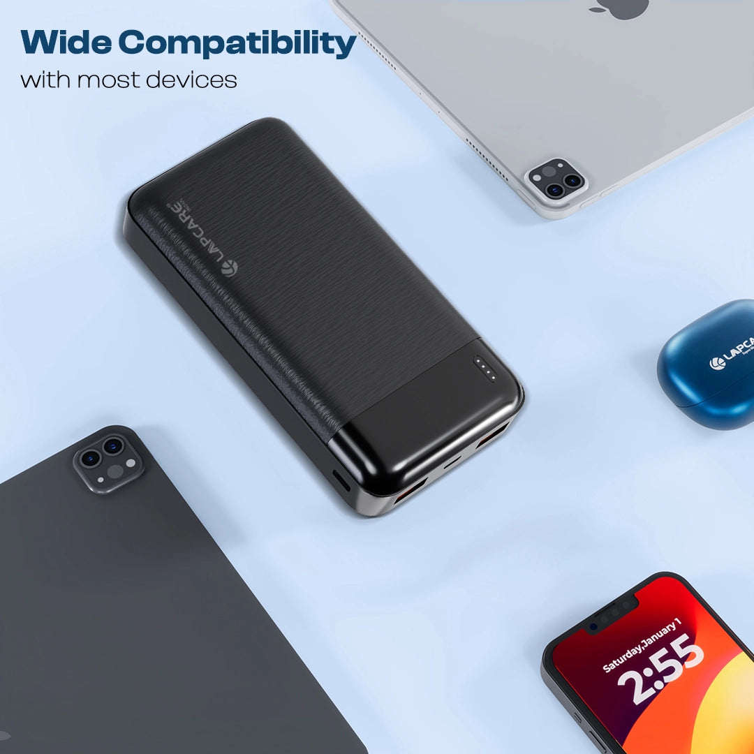 Topup 20000mAh 22.5W Fast Charging Power Bank with Dual USB-A, Type-C (LPB-720)