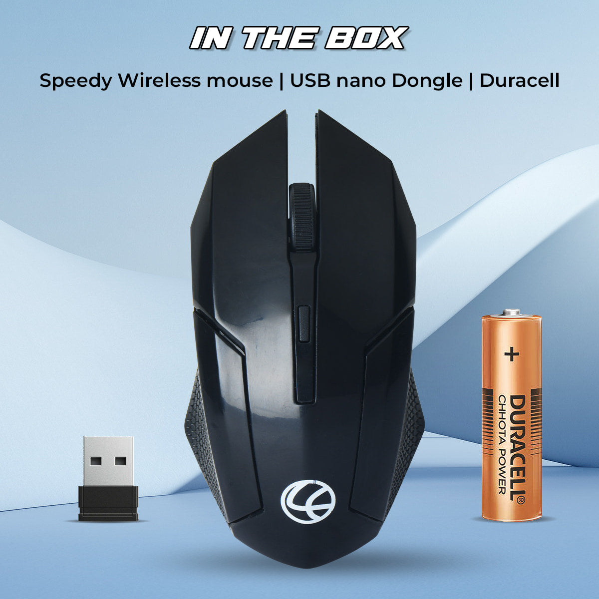Lapcare Speedy Wireless Mouse Black (LWM-666)