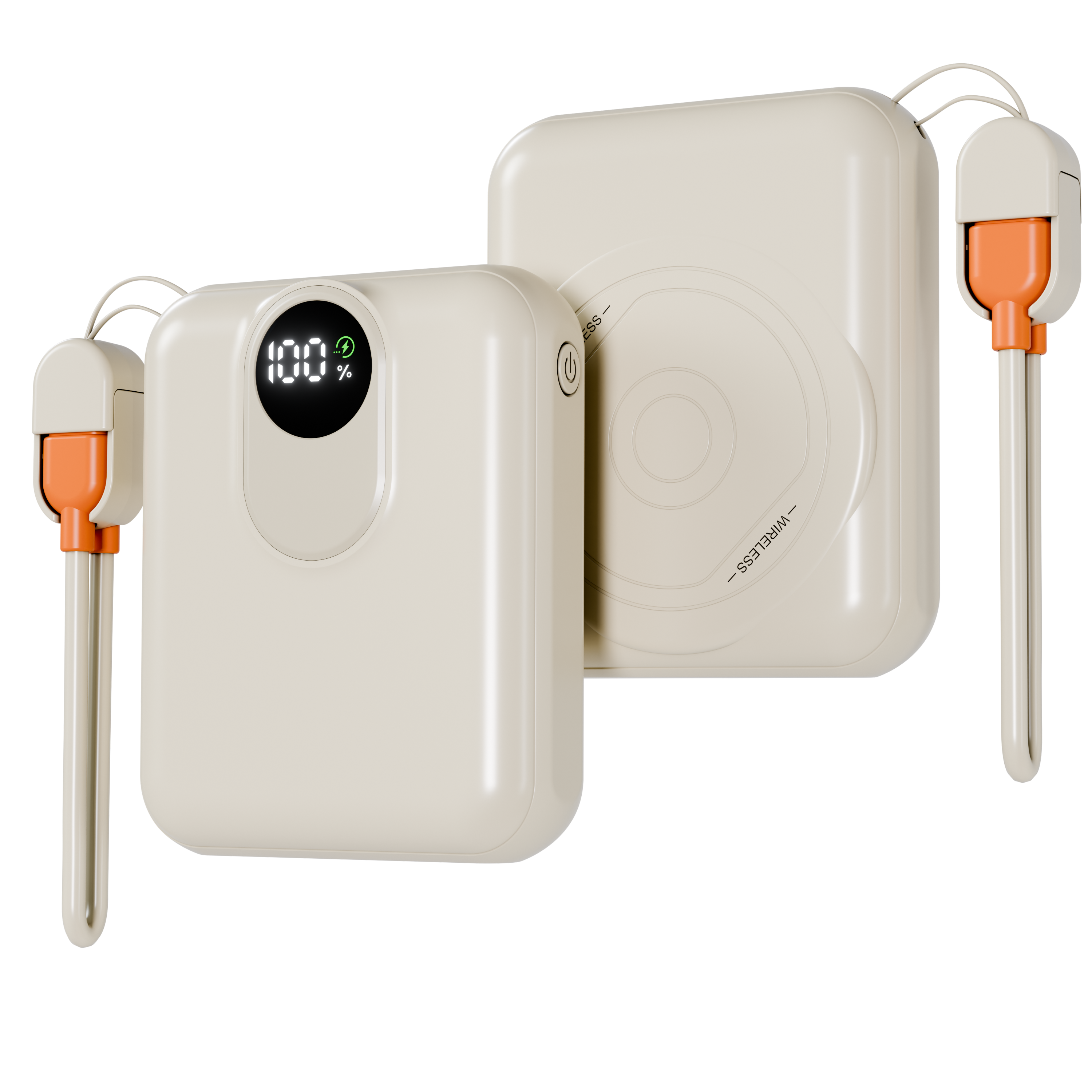 Life 10000mAh Pocket Power Bank With 15W Mag-Safe Charging & Type C , Lightning cable (LOX-230)