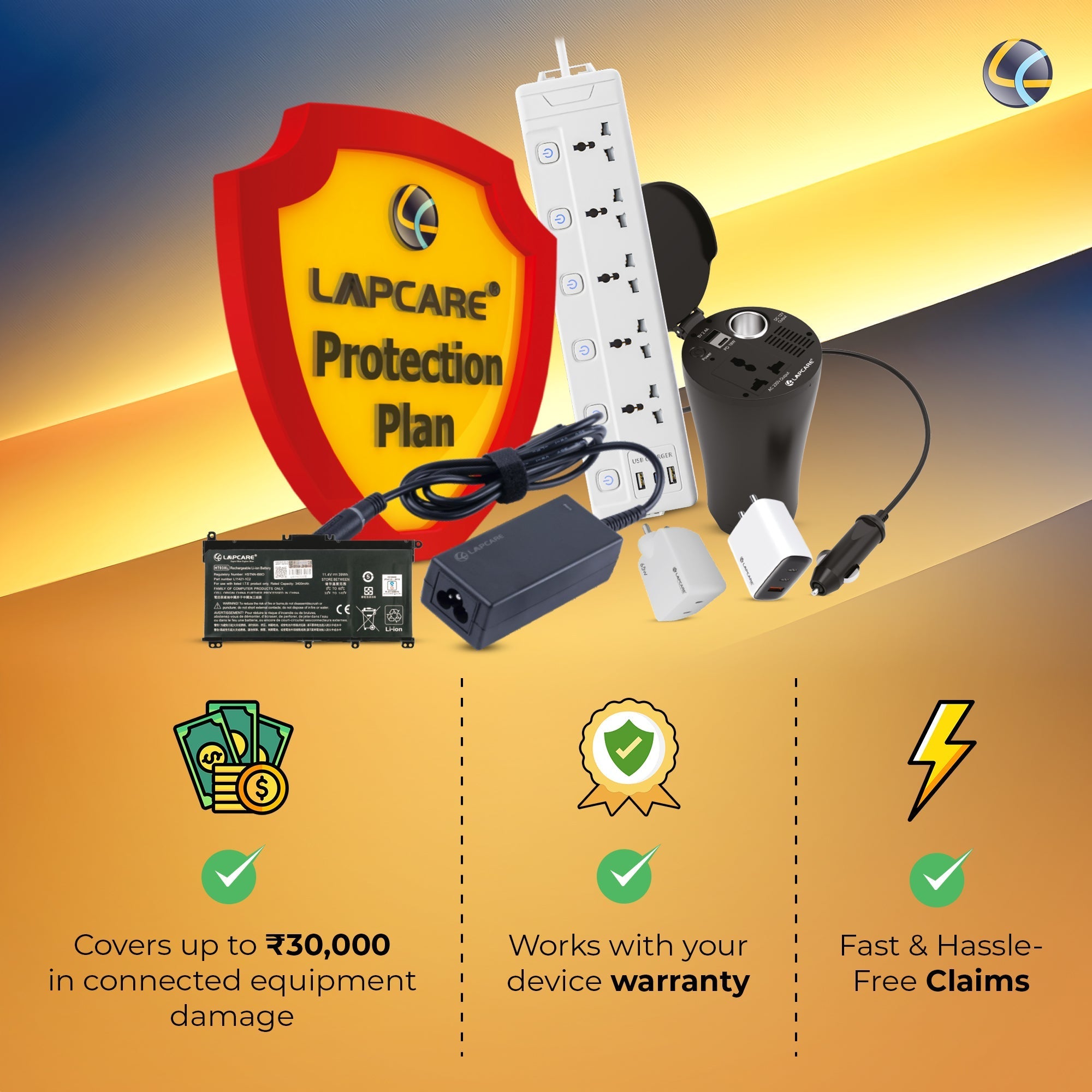 Lapcare - Compatible Battery For Lenovo Legion 5-15IAH7(L21M4PC0/L21C4PC0)