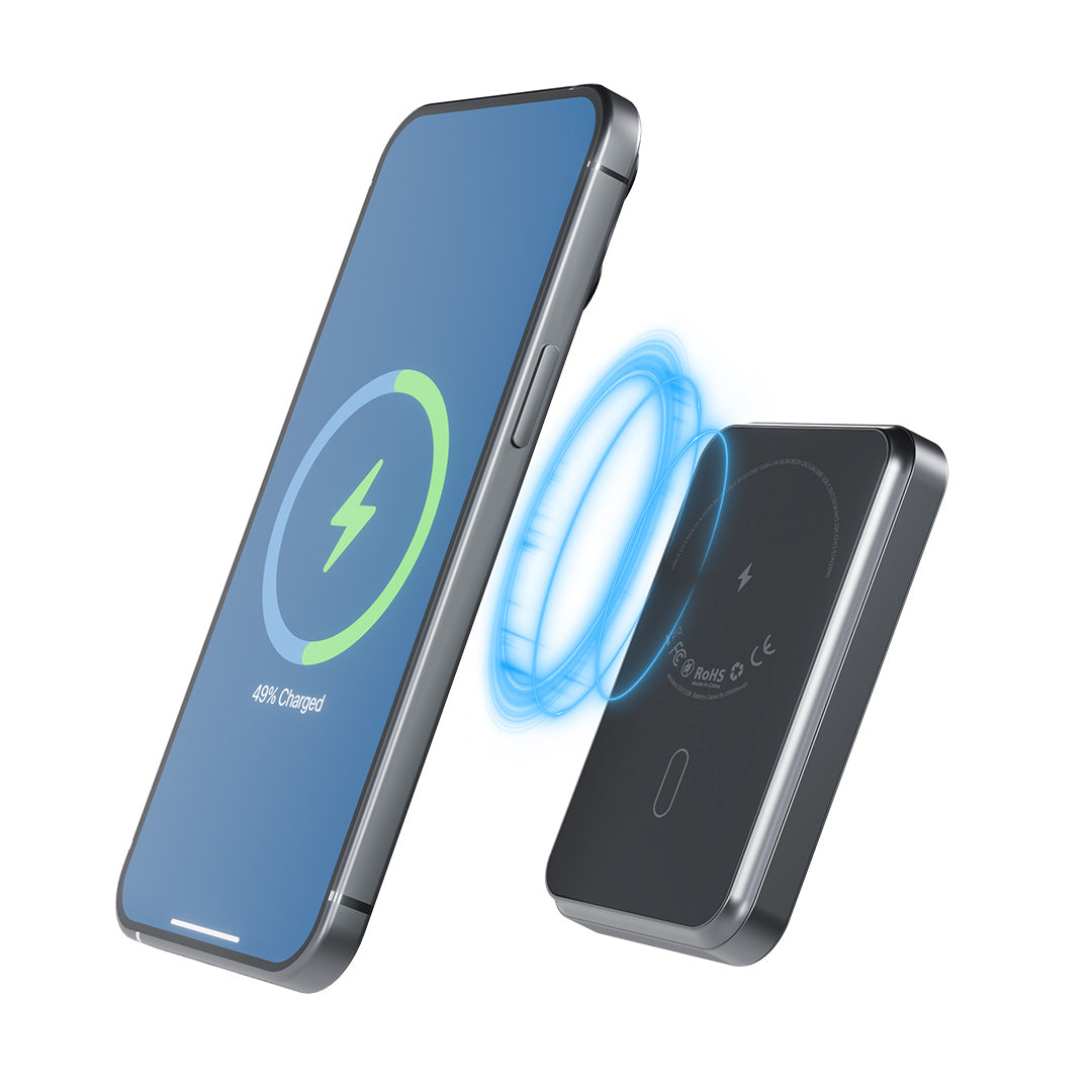 MAJE 10000mAh 22.5W Mag-Safe Wireless Power Bank With 15W Fast Wireless Charging ( LOX-136)