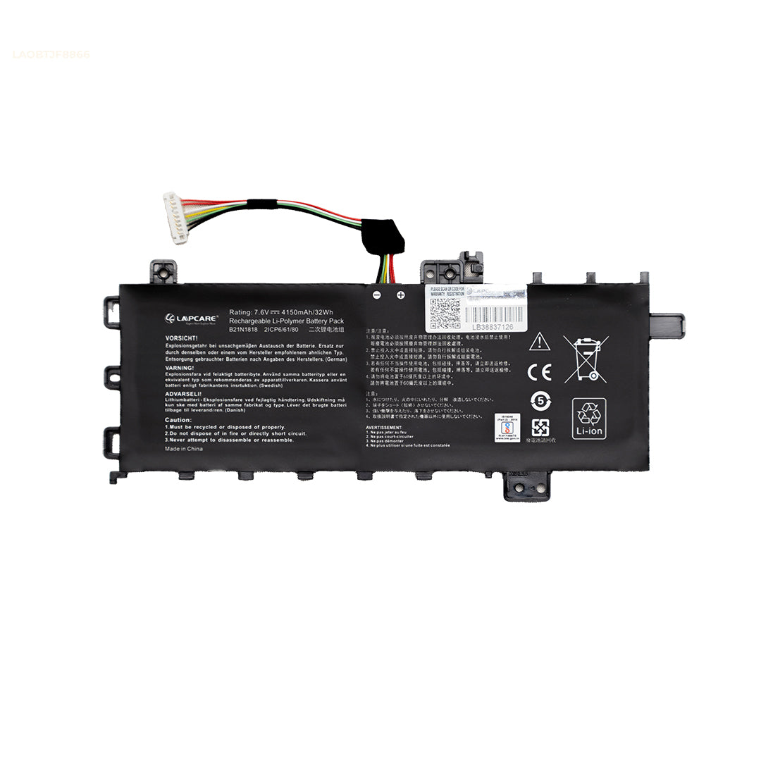 Laptop Compatible Battery For Asus VivoBook S512JA/JF,X512FA(B21N1818)