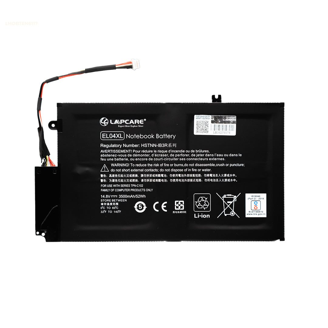 Laptop Compatible Battery For HP Envy TouchSmart 4, (EL04XL) 4C