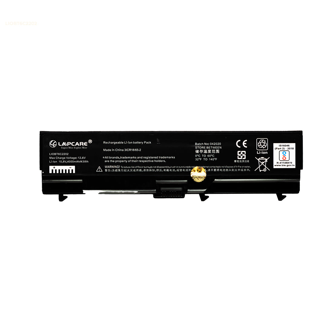 Laptop Compatible Battery For T410/SL410/SL510 6C