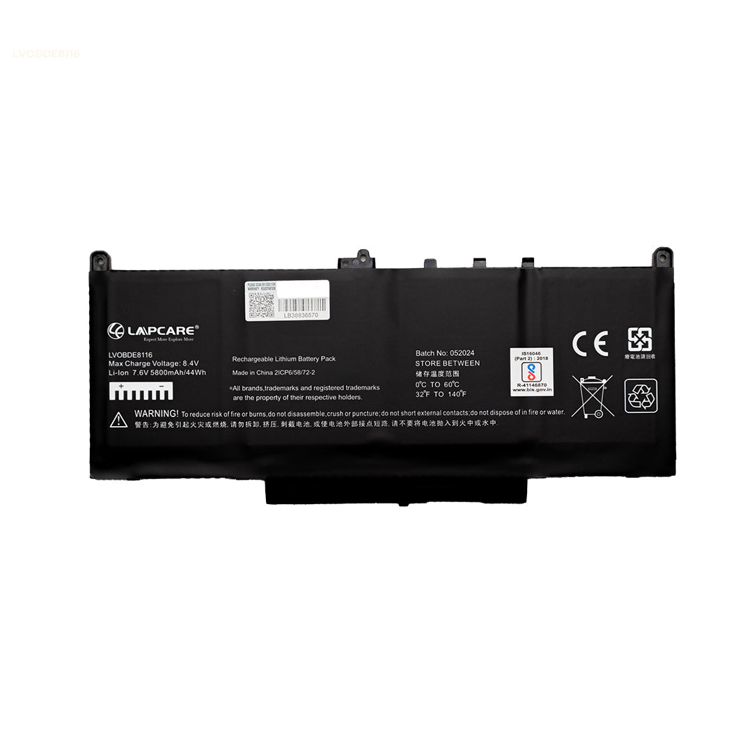Laptop Compatible Battery For Dell E7270 (J60J5)