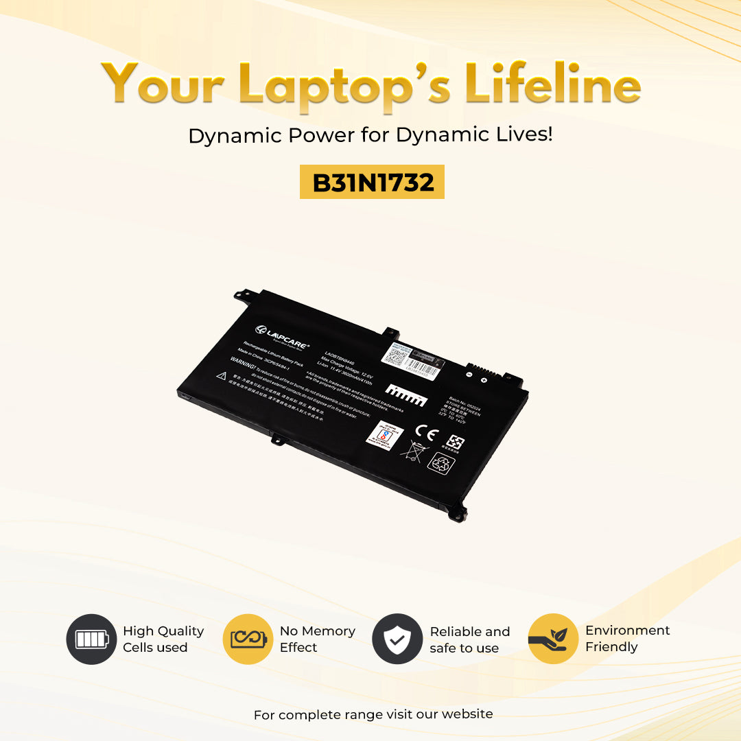 Laptop Compatible Battery For Asus VivoBook S14 (B31N1732)