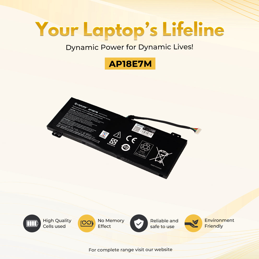 Laptop Compatible Battery For Acer NITRO 5 AN515 (AP18E7M)