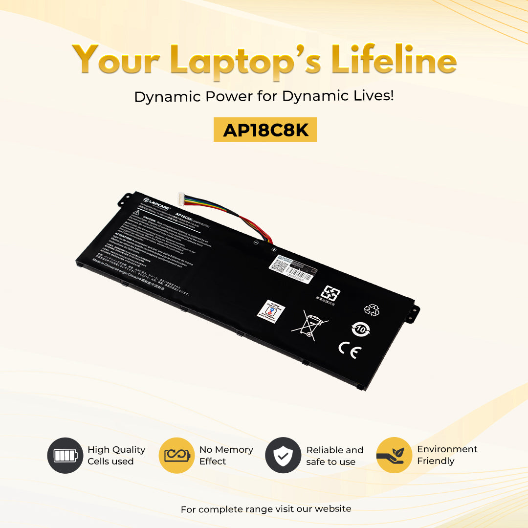Laptop Compatible Battery For Acer Swift 3 SF314 (AP18C8K)