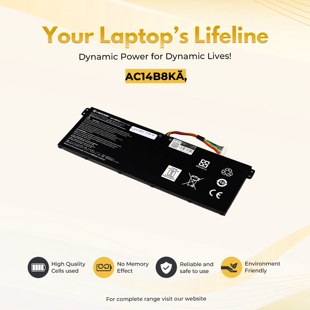 Laptop Compatible Battery For Aspire V3-111 4C (AC14B8K)