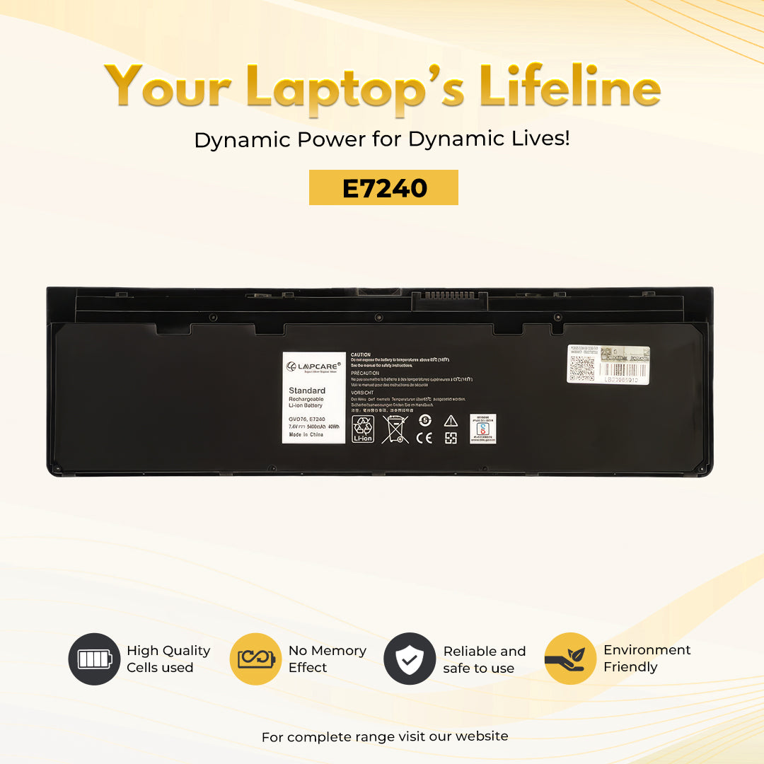 Laptop Compatible Battery For Dell Latitude E7240 4C