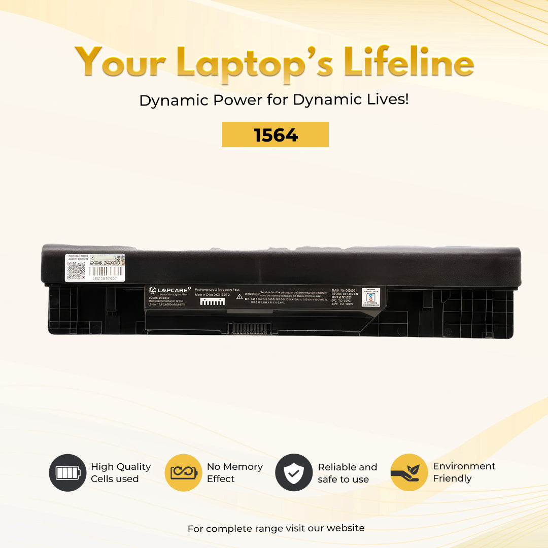 Laptop Compatible Battery For 1564 6C