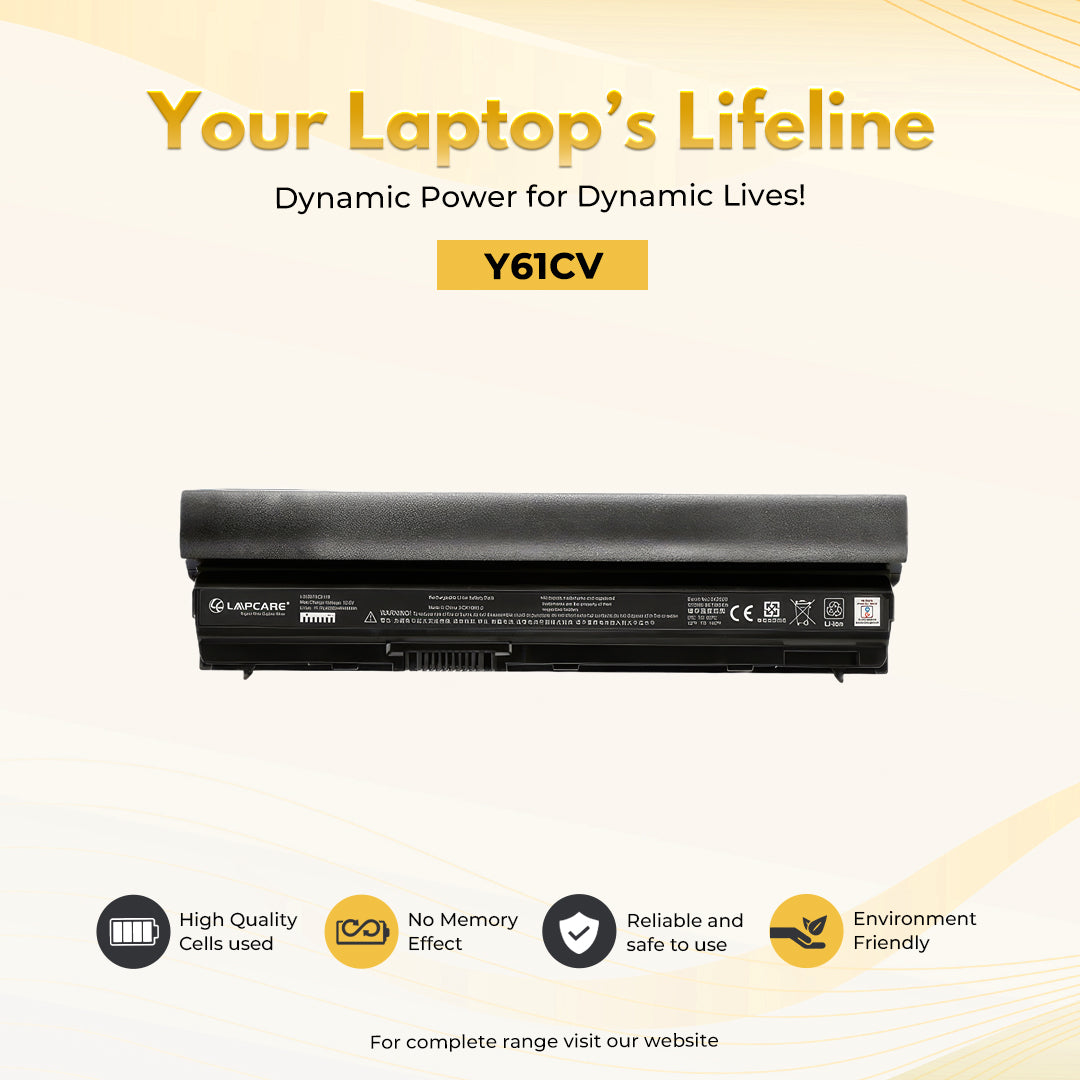 Laptop Compatible Battery For Dell Latitude E6220 6C (Y61CV)