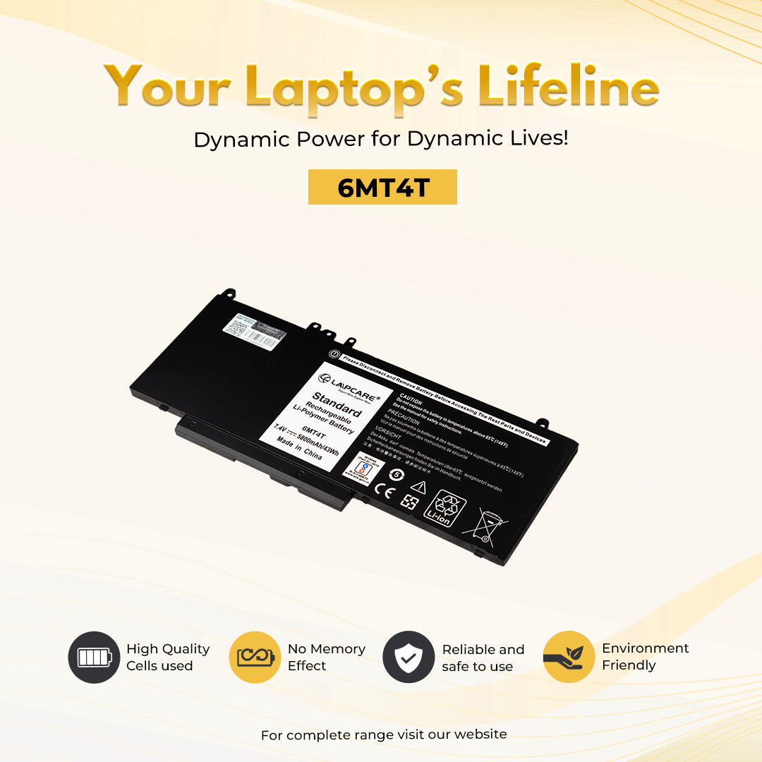 Laptop Compatible Battery For Dell E5470 / E5570 / E5550 /E5570 / 7V69Y 4cell (6MT4T)
