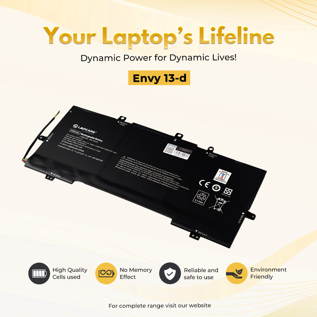 Laptop Compatible Battery For HP Envy 13-d 13-d000 Series 6 Cell
