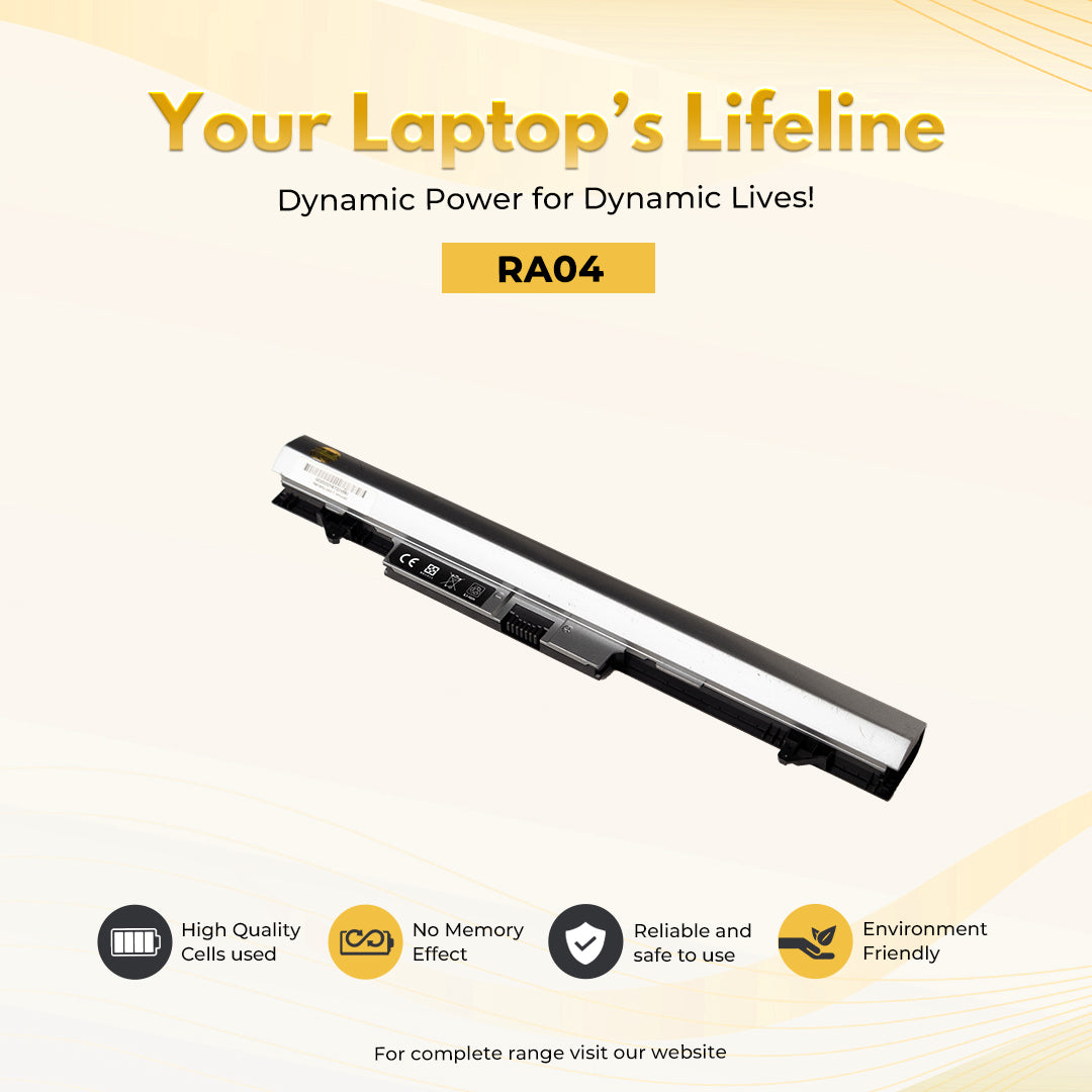 Laptop Compatible Battery For RA04 4C