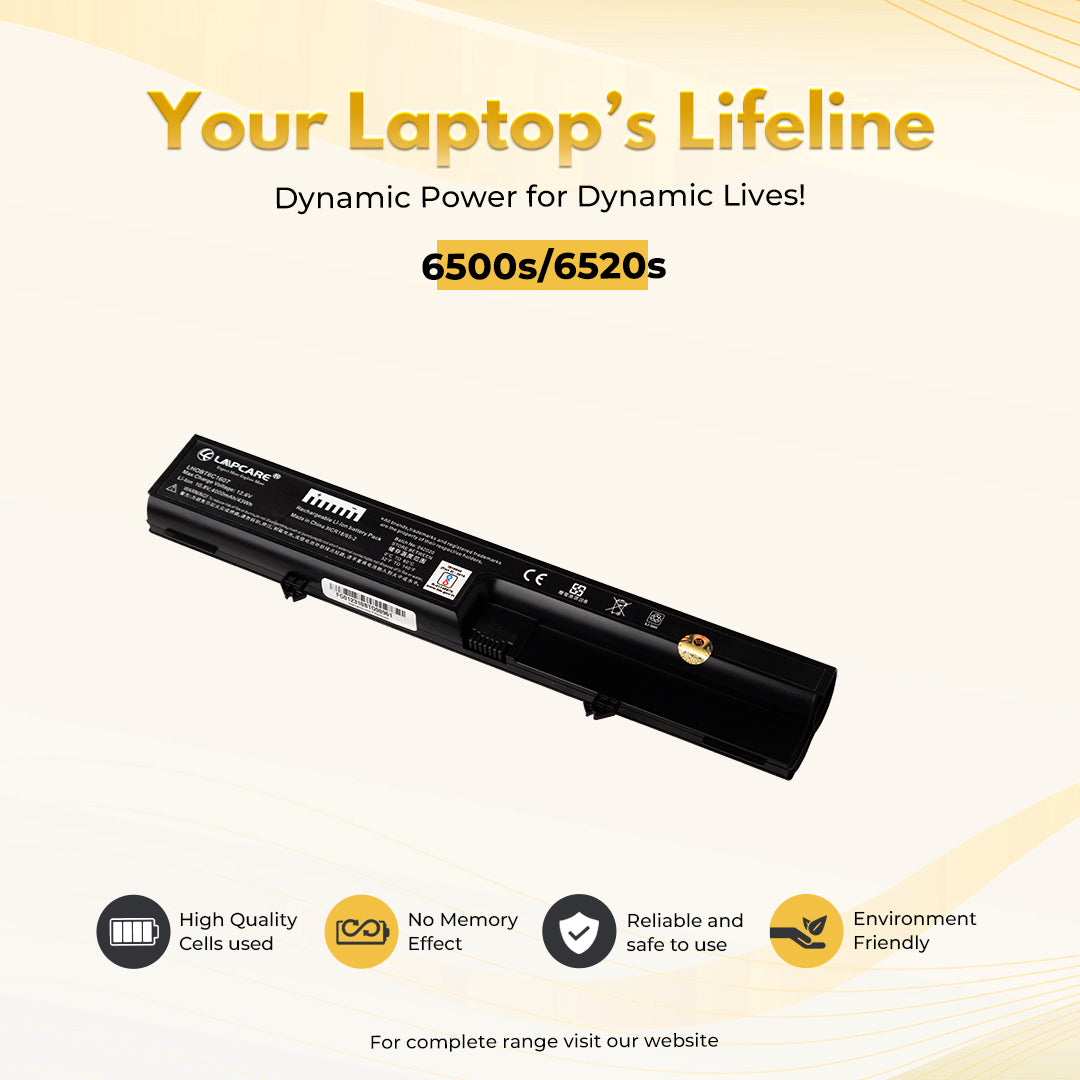 Laptop Compatible Battery For 6500s/6520s Series 6C