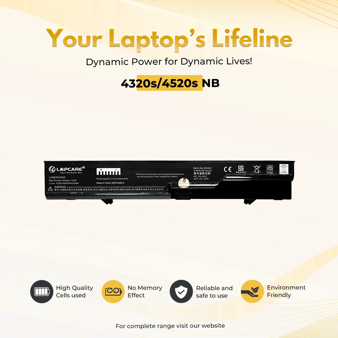 Laptop Compatible Battery For Probook 4320s/4520s NB 6C