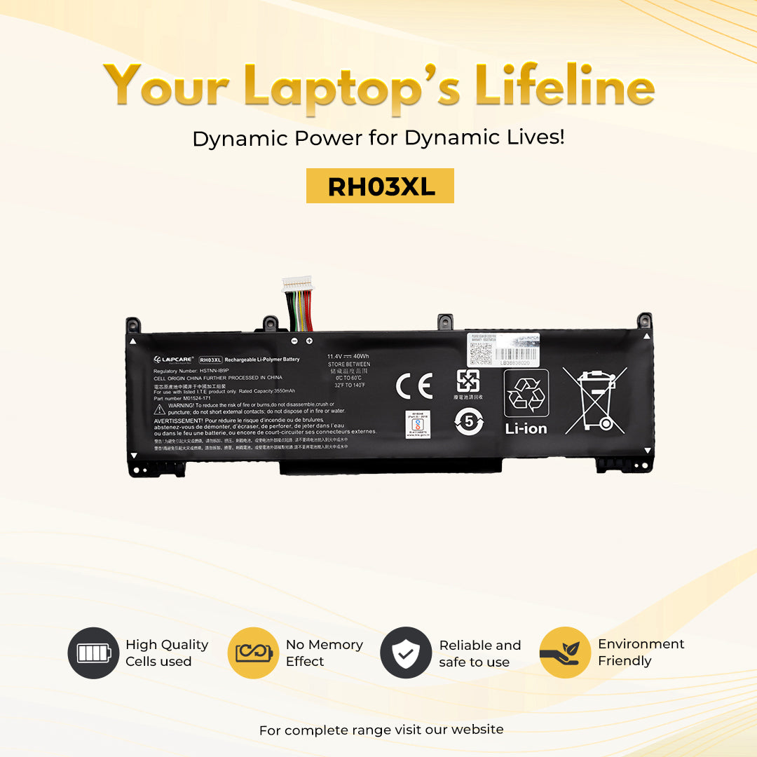 Laptop Compatible Battery For HP Probook 430/440/450/650 G8 (RH03XL)