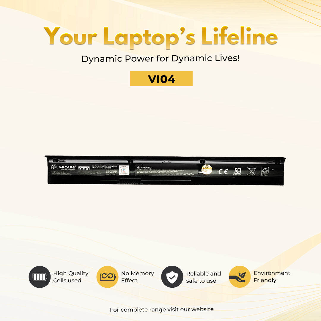 Laptop Compatible Battery For VI04 4C