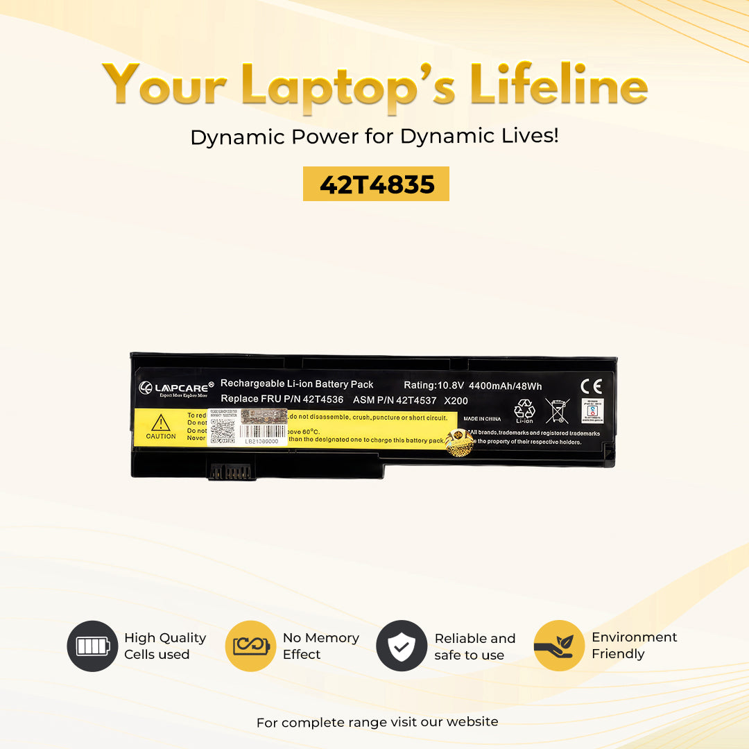 Laptop Compatible Battery For X200 6C