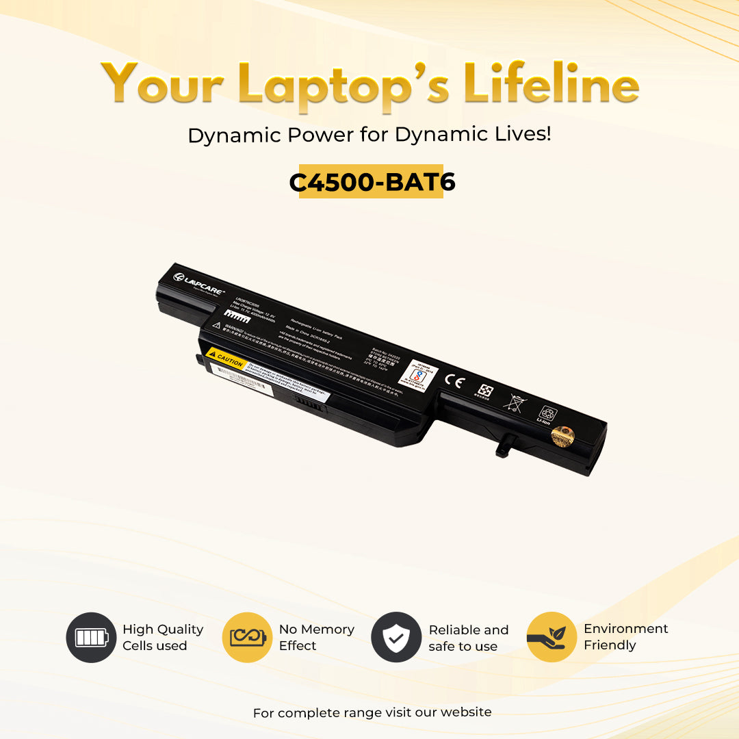 Laptop Compatible Battery For HCL C4500-BAT6 6C