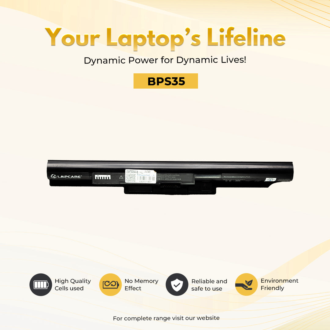 Laptop Compatible Battery for Sony BPS35