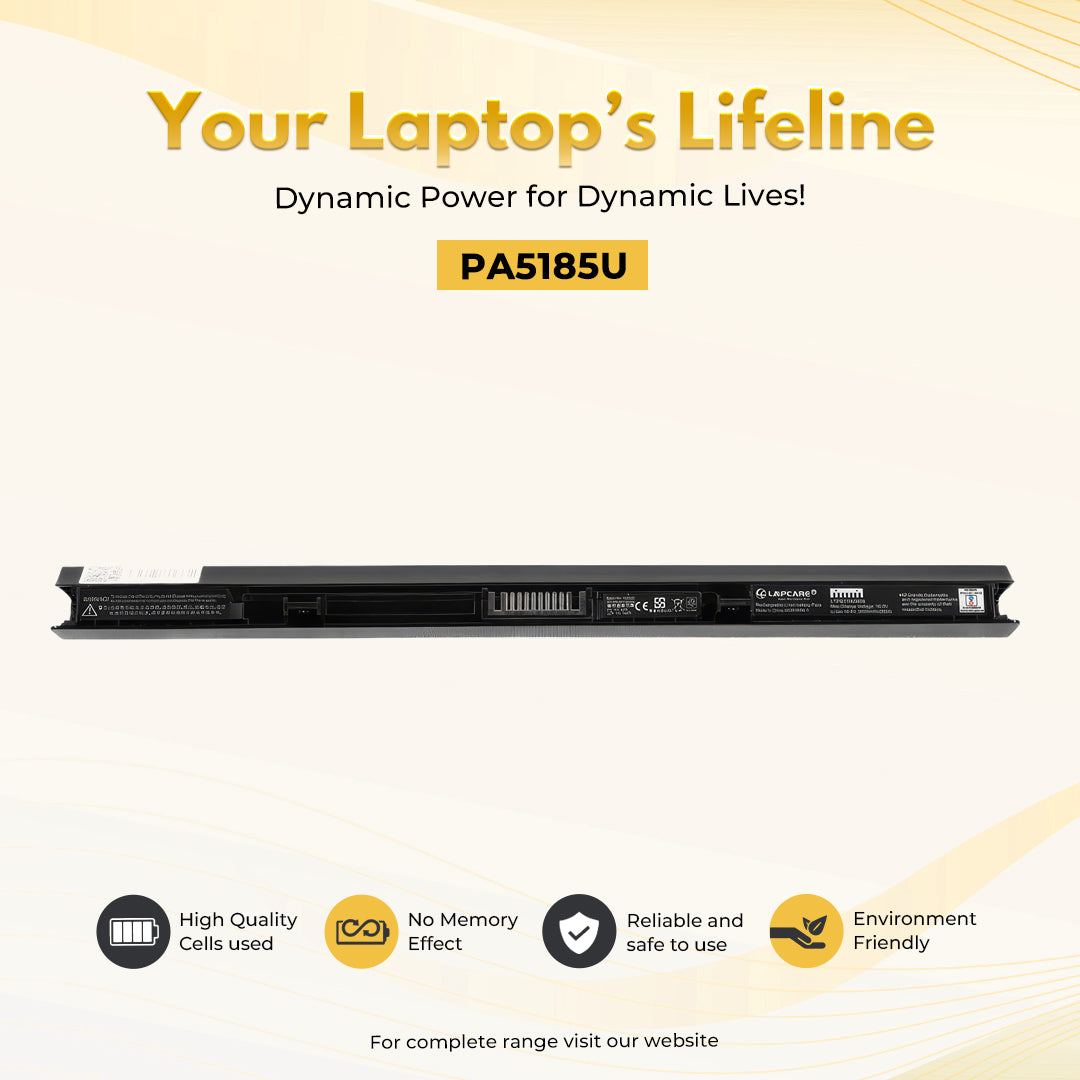 Laptop Compatible Battery For Toshiba PA5185U 4C