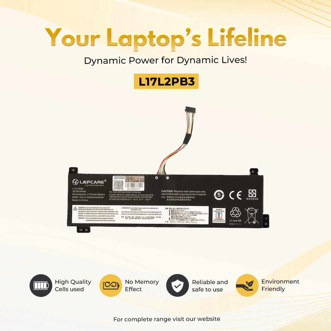 Laptop Compatible Battery For Lenovo V130-15IGM V130-15IKB V330-15IKB V530-14IKB (L17M2PB4)