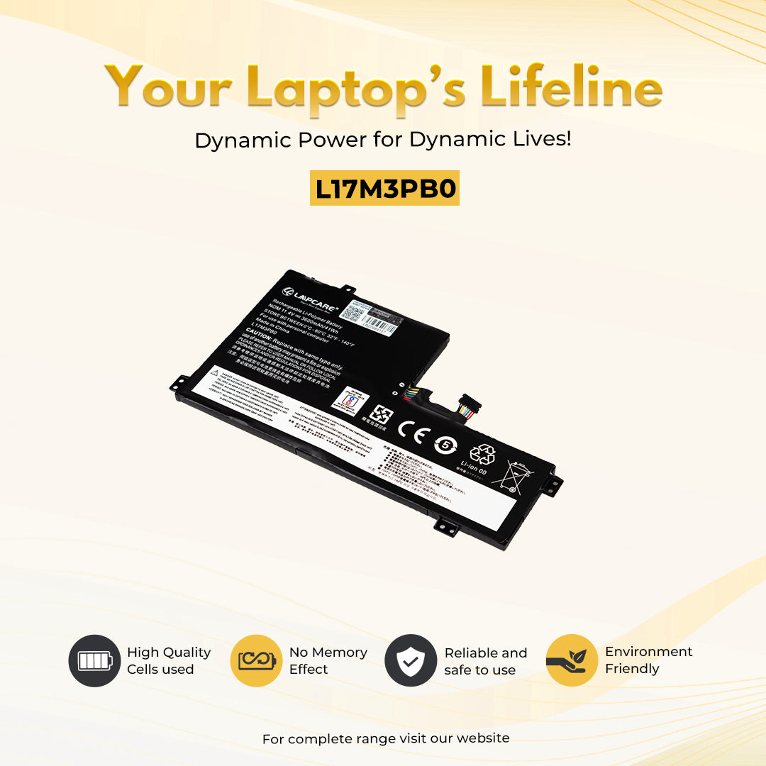 Laptop Compatible Battery For Lenovo Ideapad 330-17ICH, 330-15ICH (L17D3PB0)