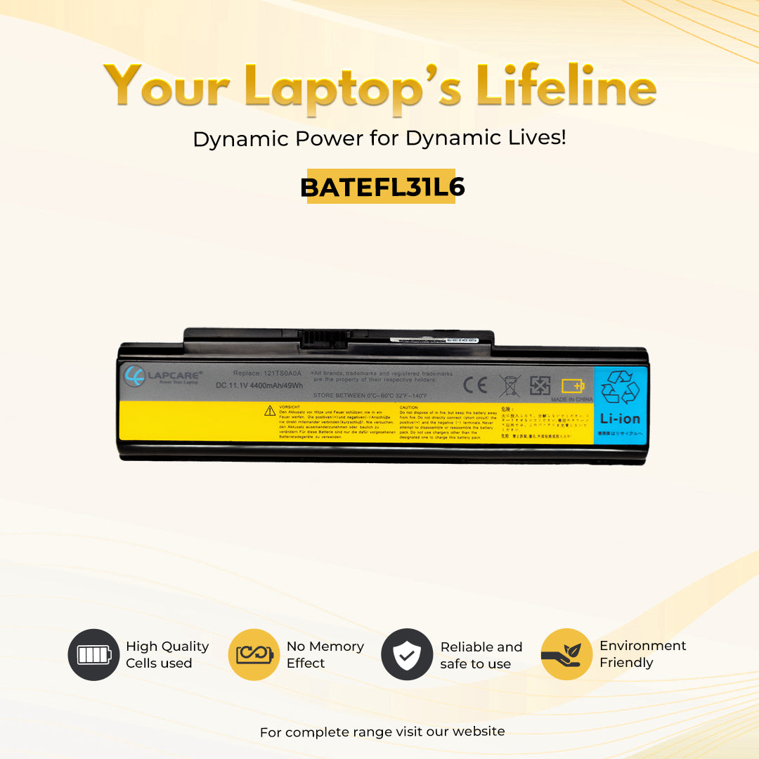 Laptop Compatible Battery For Y510 6C