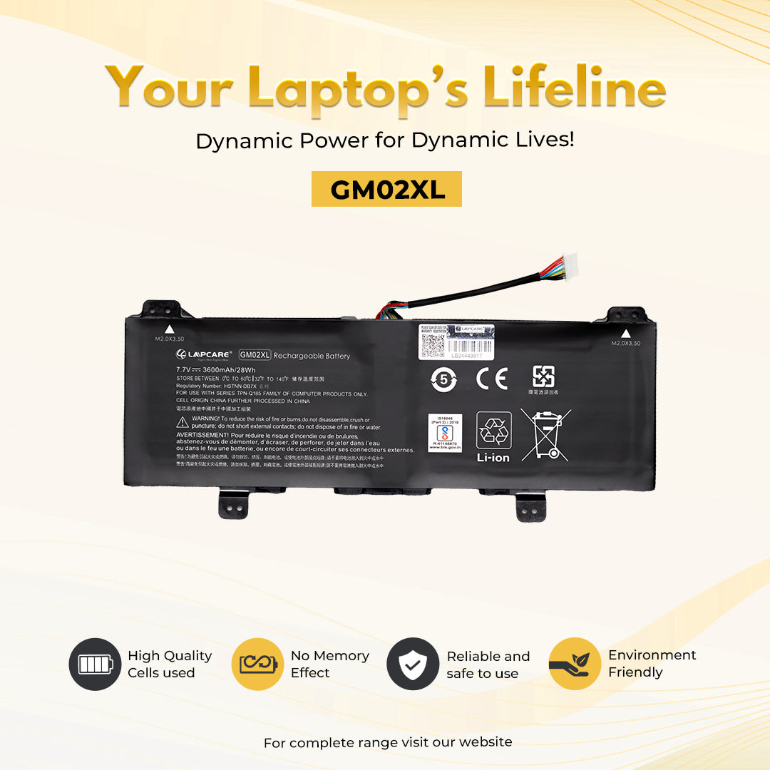 Laptop Compatible Battery For HP CHROMEBOOK X360 (GM02XL)