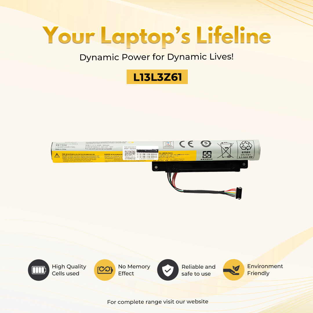 Laptop Compatible Battery For Lenovo IdeaPad Flex 10 (L13L3Z61)