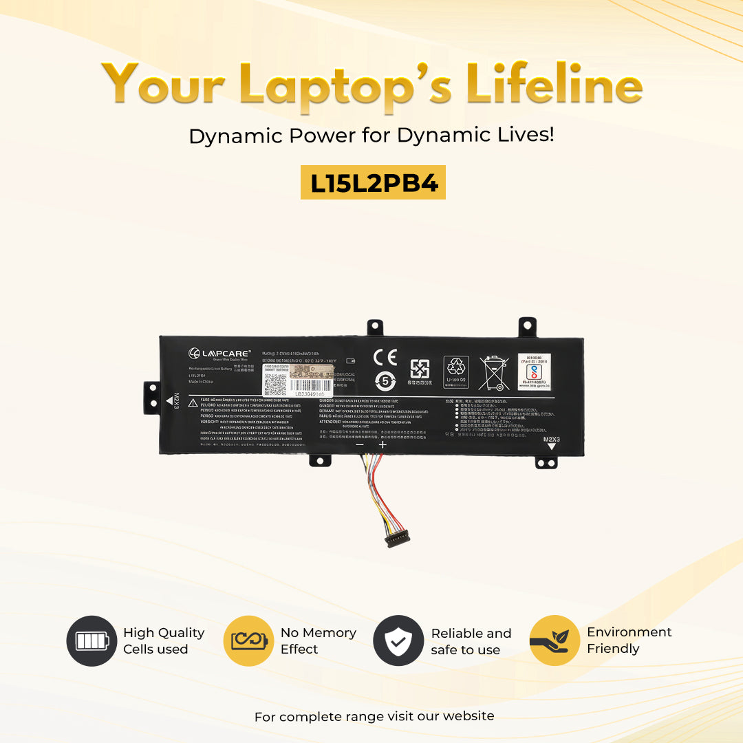 Laptop Compatible Battery For Ideapad 310-15ABR,310 Touch-15IKB 2C (L15L2PB4)