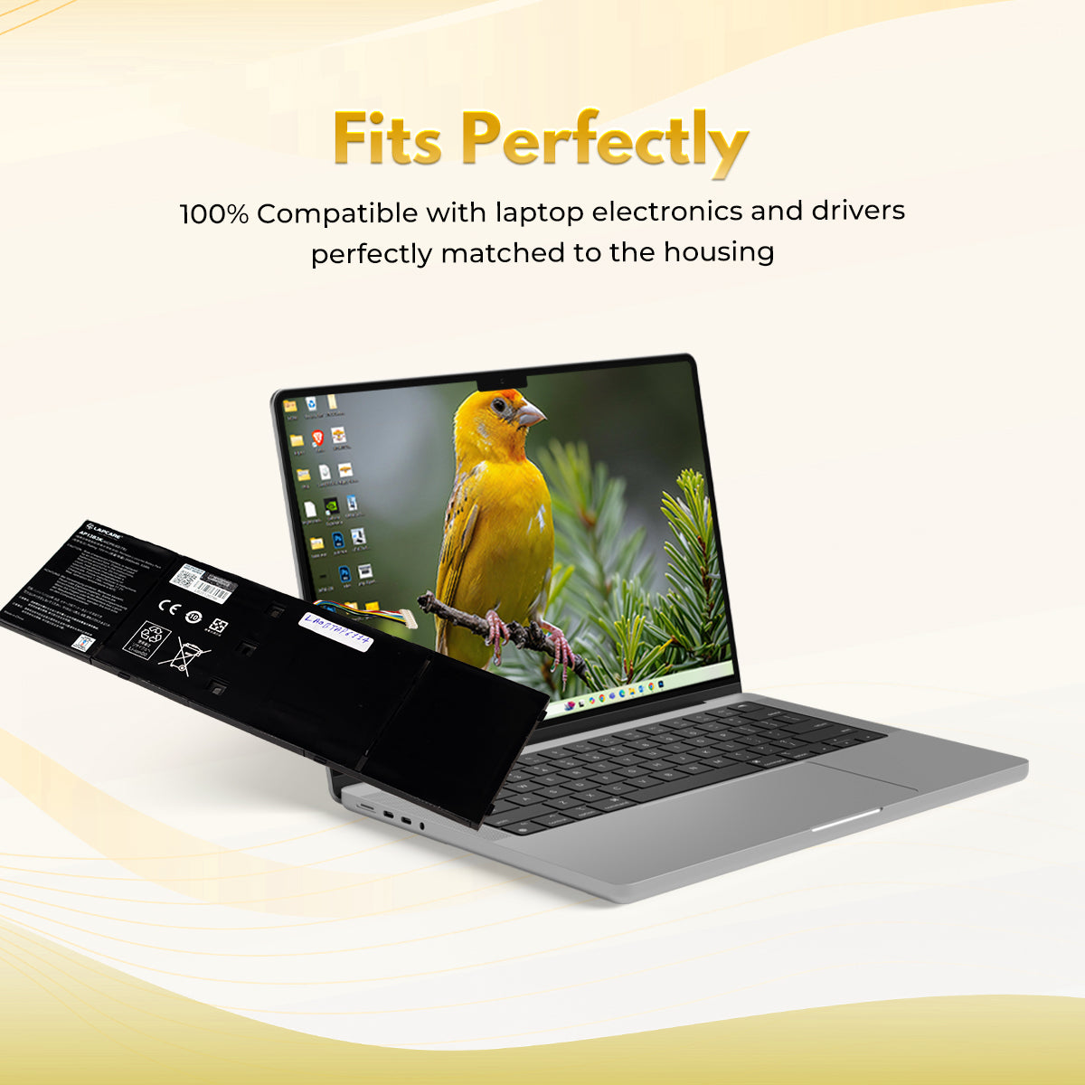 Laptop Compatible Battery For Acer Aspire AP13B3K V5-572 Ultrabook 4C (AP13B3K)