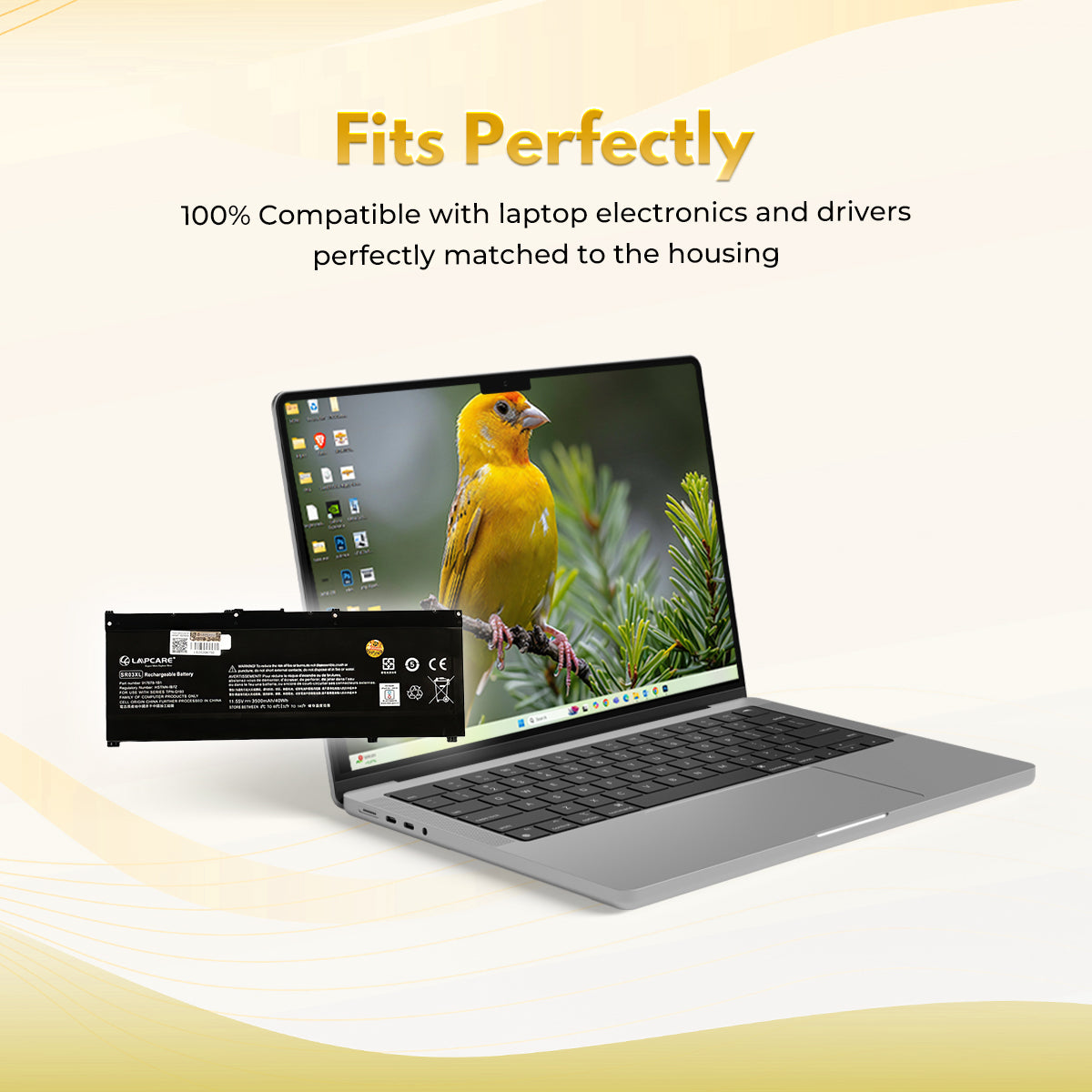 Laptop Compatible Battery For HP Omen 15 3C (SR03XL/SR04XL)