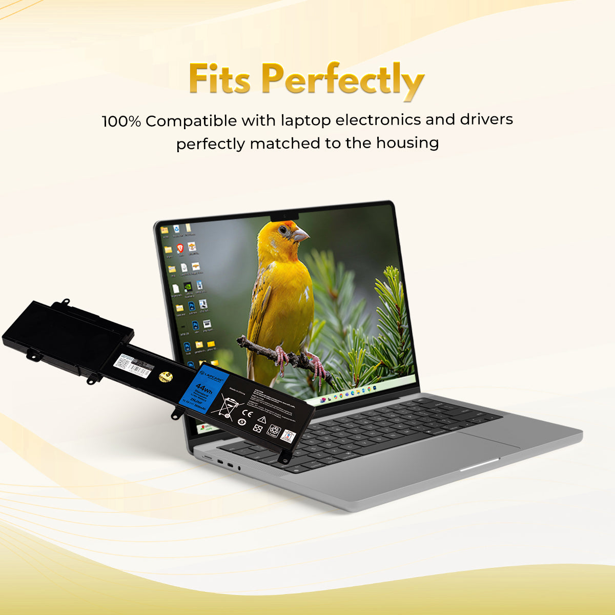 Laptop Compatible Battery For Inspiron 14Z-5423,15Z-5523 6C (TPMCF)